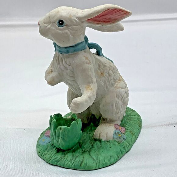 Midwest Importers Easter Bunny Decor Springtime Tier Tray Figurine Rabbit - Picture 4 of 7